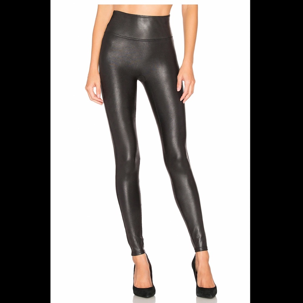 Spanx Faux Leather Leggings, size xs